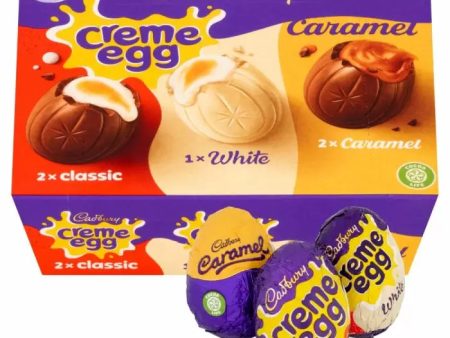 Cadbury  Creme Eggs MIXED 5 pack EASTER Made in UK Cheap