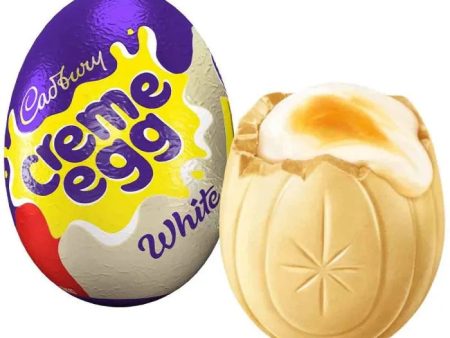 Cadbury Creme Egg WHITE 40g Made in UK Easter Online now