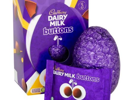 Cadbury Buttons Large Easter Egg 195g -FRAGILE For Sale