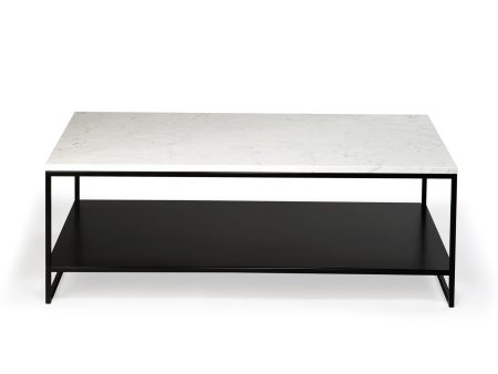 Stone Coffee Table - White Carrara Fashion