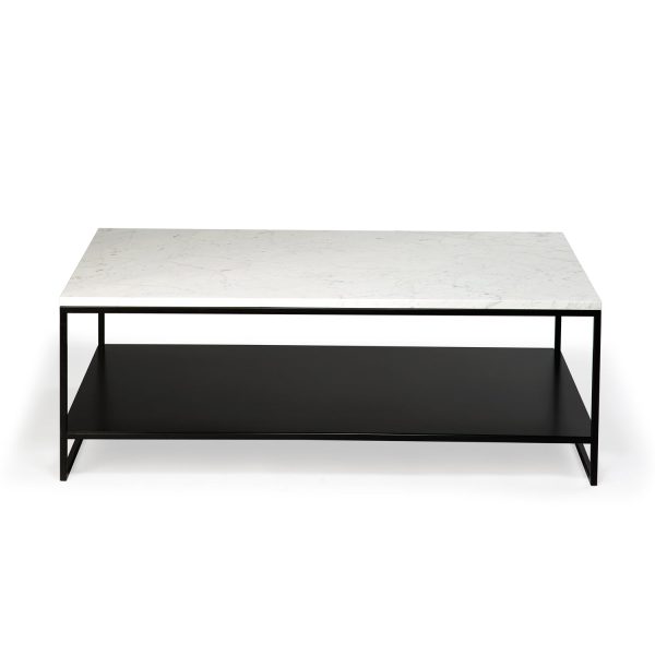 Stone Coffee Table - White Carrara Fashion