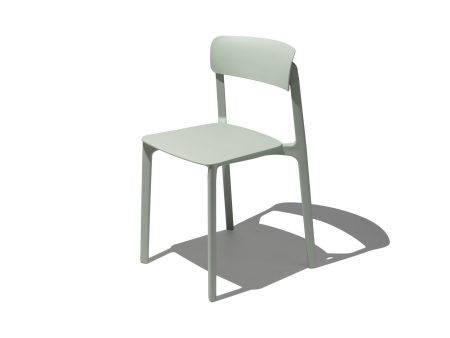 Aero Stackable Dining Chair Set of 2 Fashion