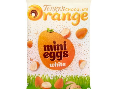 Terry Orange WHITE Mini Eggs Bag 80g Easter - FRAGILE Hot on Sale