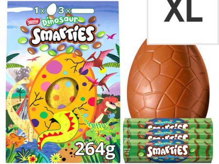 Nestle Smarties Large Dionsaur Easter Egg 226g - FRAGILE Hot on Sale