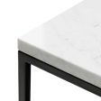 Stone Coffee Table - White Carrara Fashion