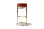 Rosa Bar Stool Blush Velvet For Sale