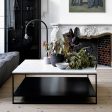 Stone Coffee Table - White Carrara Fashion