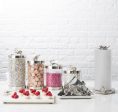 White Orchid Canisters Discount