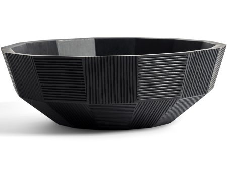 Black Striped Bowl Cheap