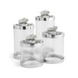 White Orchid Canisters Discount