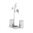 White Orchid Salt & Pepper Set - Silver Online Sale