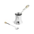 Pomegranate Silver & Gold Coffee Pot w  Spoon Online Hot Sale