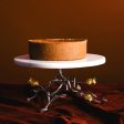 Pomegranate Silver & Gold Cake Stand For Cheap