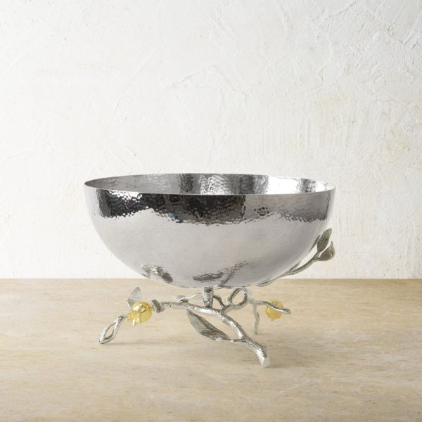 Pomegranate Silver & Gold Serving Bowl Discount