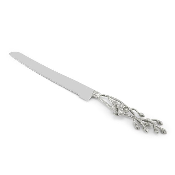 White Orchid Bread Knife For Cheap