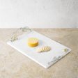 Pomegranate Silver & Gold Cheese Board & Spreader Online