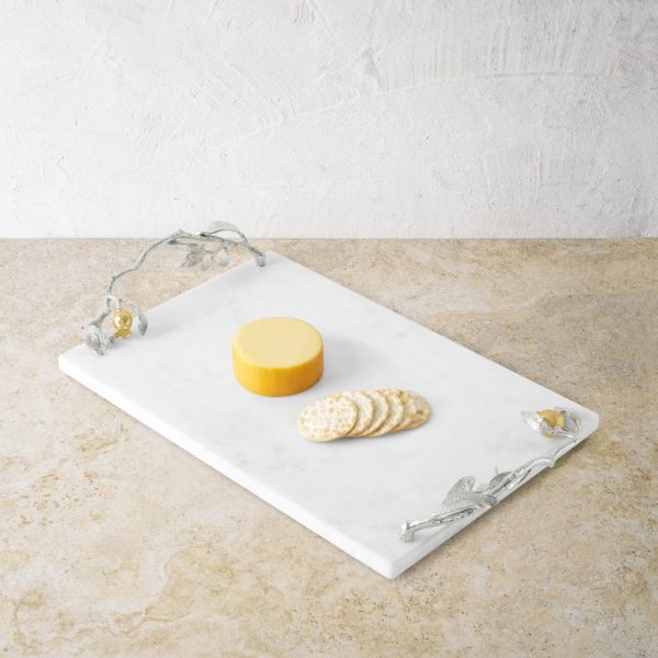 Pomegranate Silver & Gold Cheese Board & Spreader Online