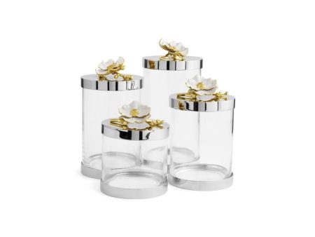 Orchid Canisters on Sale