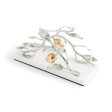 Pomegranate Silver & Gold Vertical Napkin Holder Online now