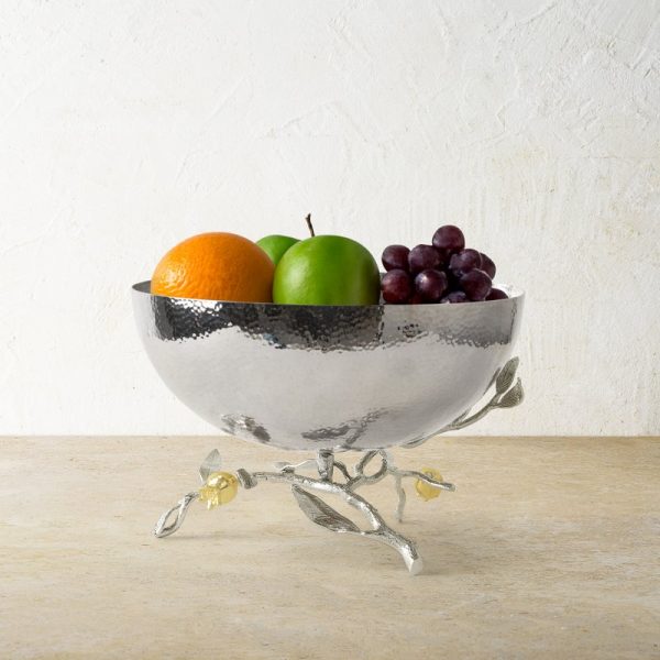 Pomegranate Silver & Gold Serving Bowl Discount