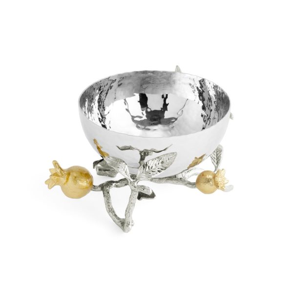 Pomegranate Silver & Gold Nut Bowl Sale