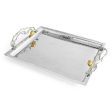 Pomegranate Silver & Gold Serving Tray Hot on Sale