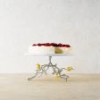 Pomegranate Silver & Gold Cake Stand For Cheap