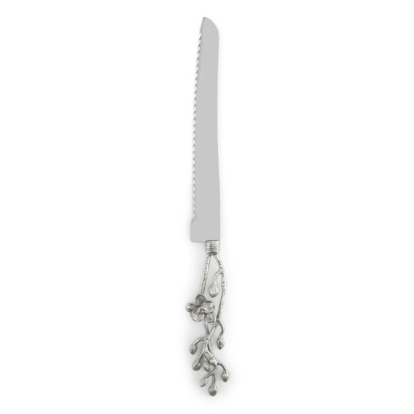 White Orchid Bread Knife For Cheap