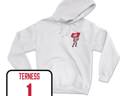 Men s Ice Hockey White Brutus Hoodie - Logan Terness For Discount