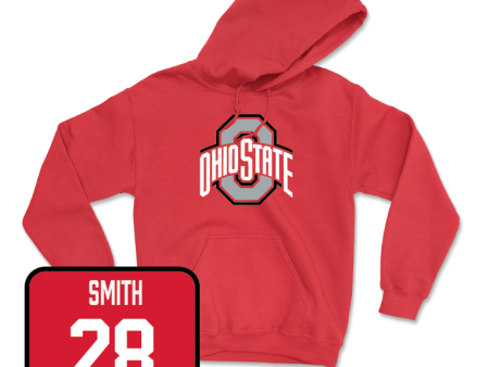 Red Men s Ice Hockey Team Hoodie - William Smith Online Hot Sale