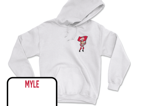 Track & Field White Brutus Hoodie - Zamesha Myle Online Hot Sale