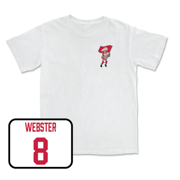 Women s Ice Hockey White Brutus Comfort Colors Tee - Makenna Webster Fashion