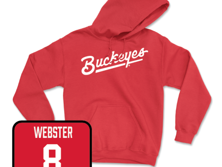 Red Women s Ice Hockey Script Hoodie - Makenna Webster Hot on Sale